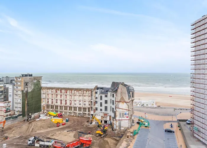 公寓 Luxueuze Vakantiestudio Met Zeezicht En Terras In 奥斯滕德